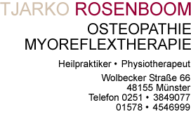 Tjarko Rosenboom Osteopathie - Heilpraktiker | Physiotherapeut Münster